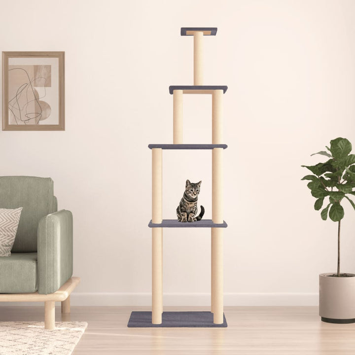 Cat Tree With Sisal Scratching Posts 183 Cm