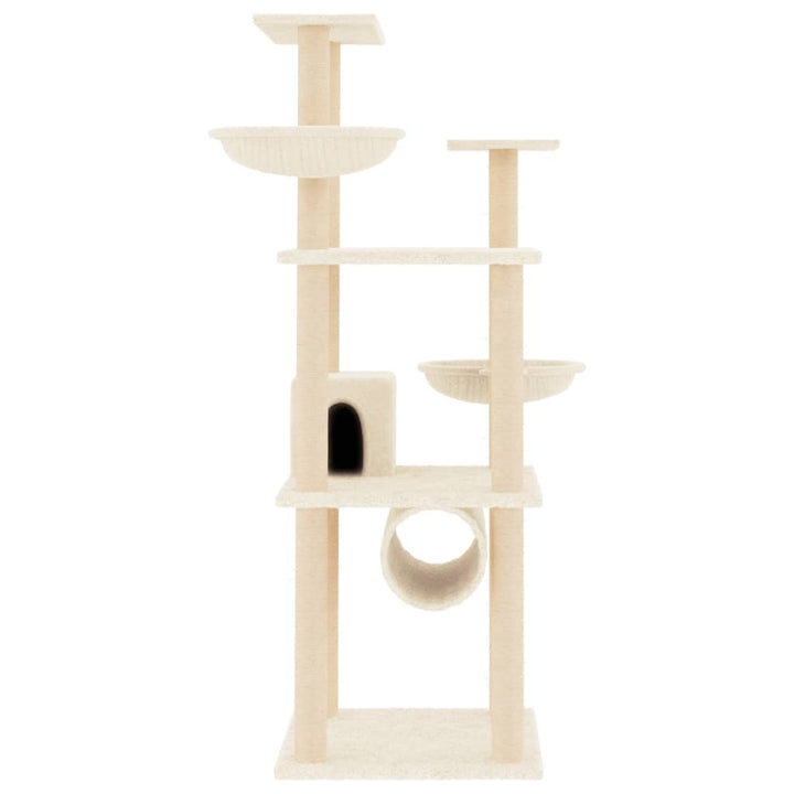 Cat Tree With Sisal Scratching Posts 141 Cm