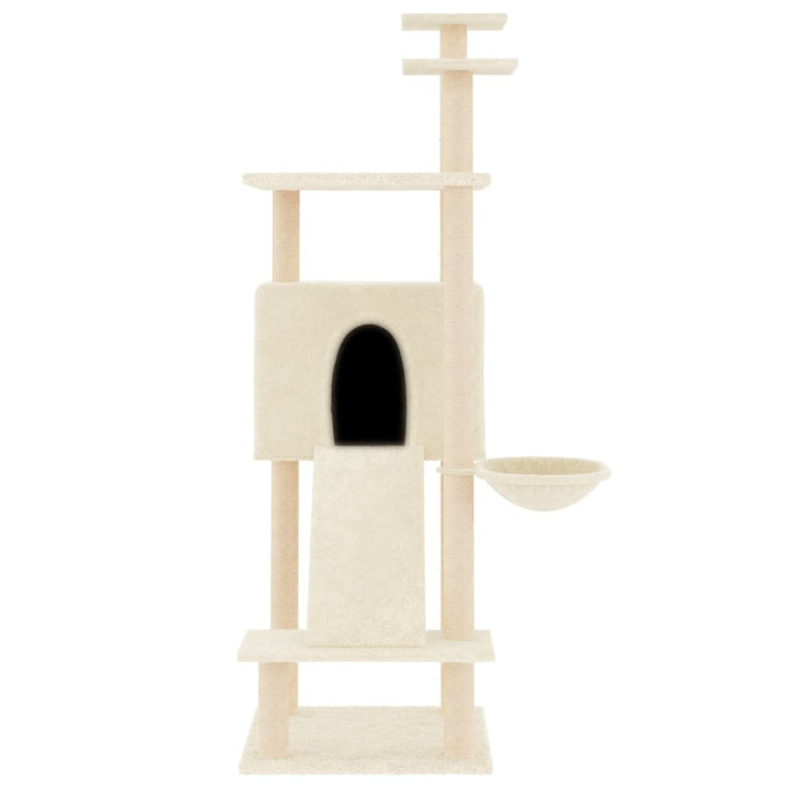 Cat Tree With Sisal Scratching Posts 153 Cm