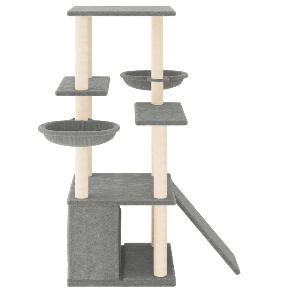 Cat Tree With Sisal Scratching Posts 133 Cm
