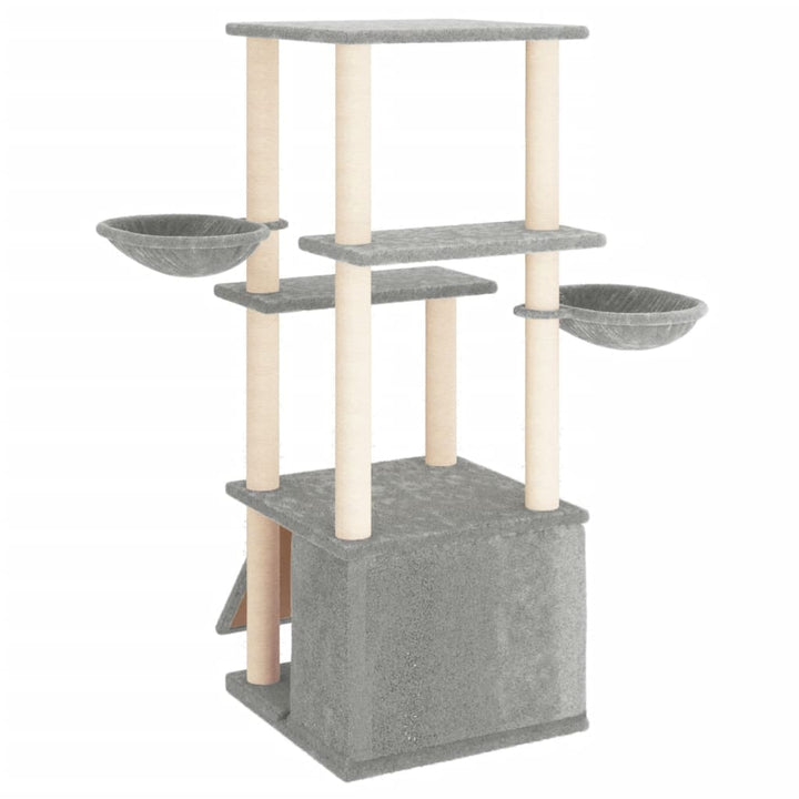 Cat Tree With Sisal Scratching Posts 133 Cm