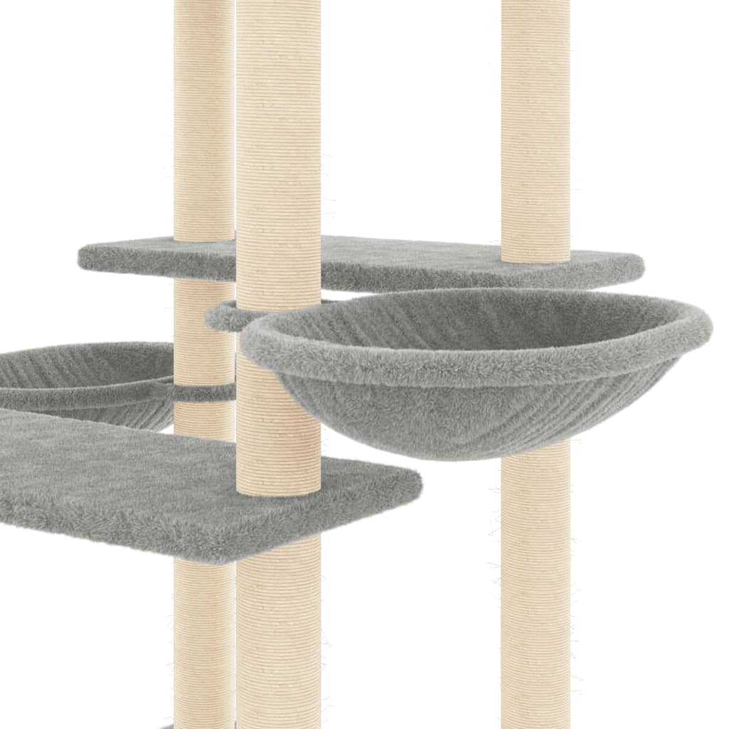 Cat Tree With Sisal Scratching Posts 133 Cm