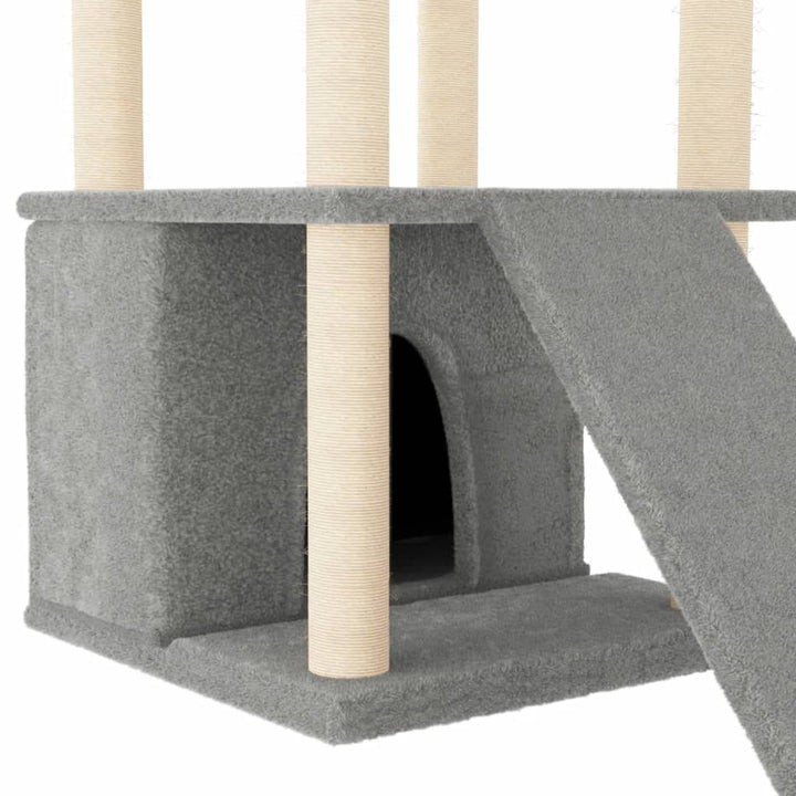 Cat Tree With Sisal Scratching Posts 133 Cm