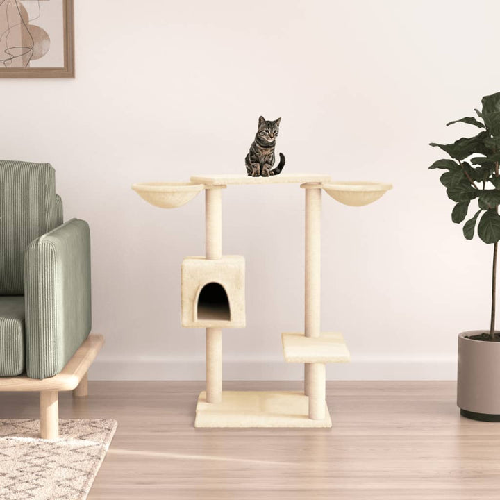 Cat Tree With Scratching Posts 82 Cm