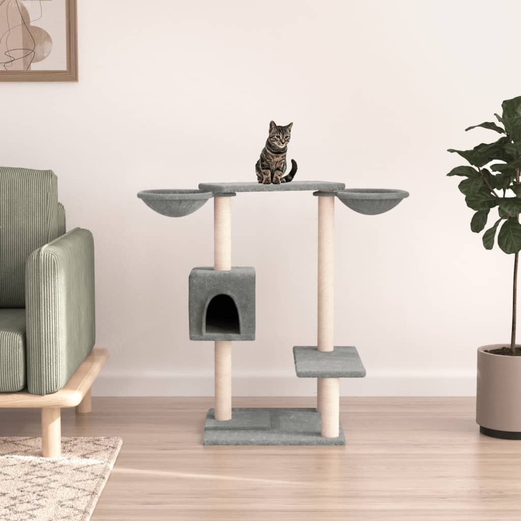 Cat Tree With Scratching Posts 82 Cm