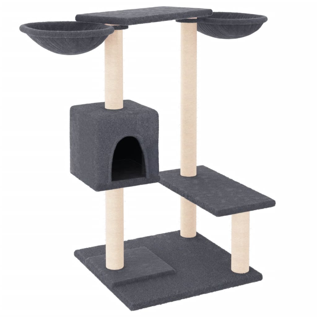 Cat Tree With Scratching Posts 82 Cm
