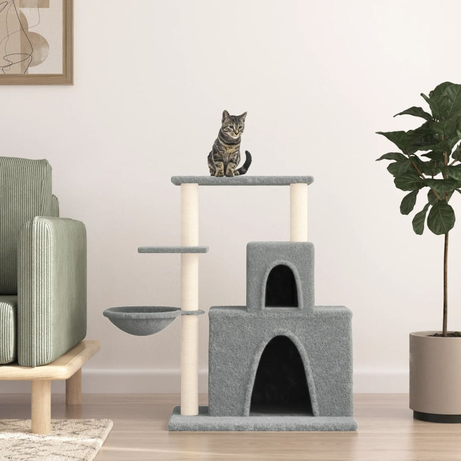 Cat Tree With Sisal Scratching Posts 83 Cm