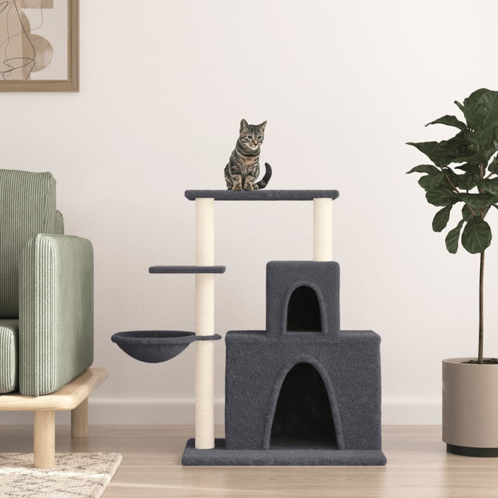 Cat Tree With Sisal Scratching Posts 83 Cm