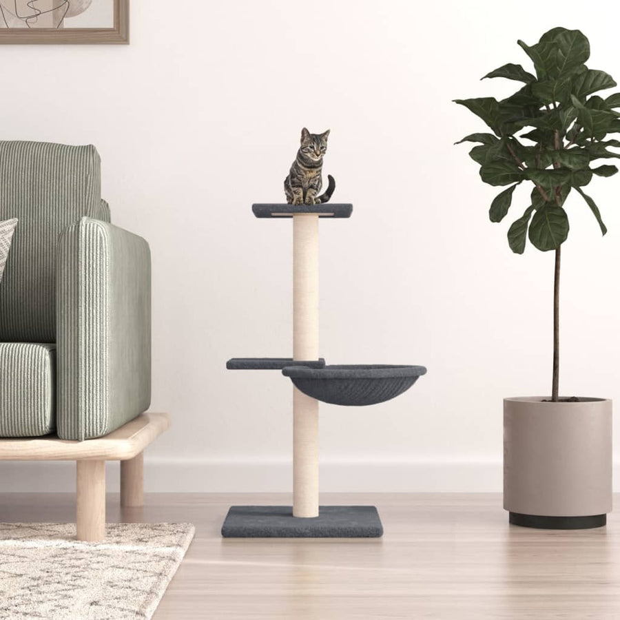 Cat Tree With Sisal Scratching Posts 72 Cm