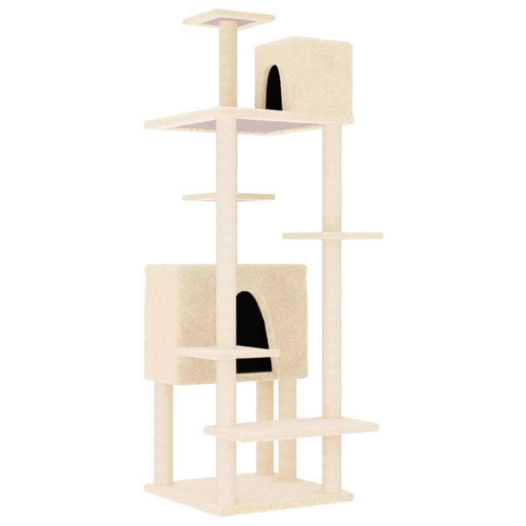 Cat Tree With Sisal Scratching Posts 154 Cm