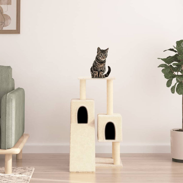 Cat Tree With Sisal Scratching Posts 82 Cm