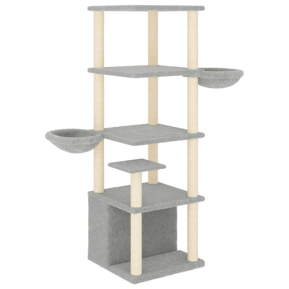 Cat Tree With Sisal Scratching Posts 147 Cm