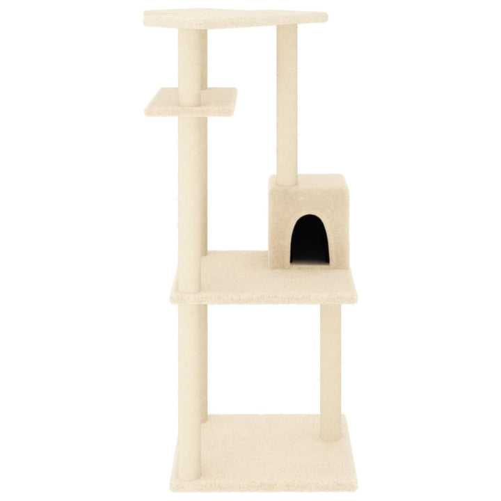 Cat Tree With Sisal Scratching Posts 123 Cm