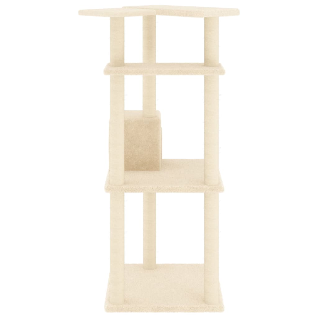 Cat Tree With Sisal Scratching Posts 123 Cm
