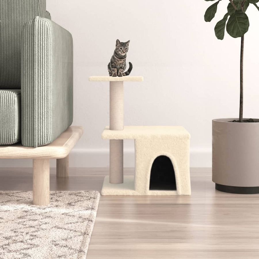 Cat Tree With Sisal Scratching Posts 48 Cm