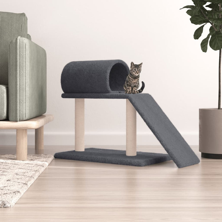 Cat Scratching Posts With Tunnel And Ladder 55.5 Cm