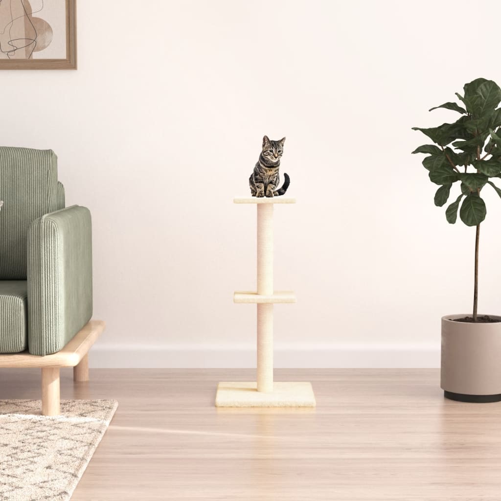 Cat Tree With Sisal Scratching Posts 73 Cm