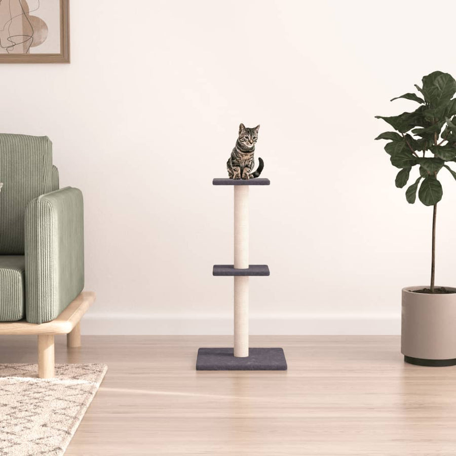 Cat Tree With Sisal Scratching Posts 73 Cm