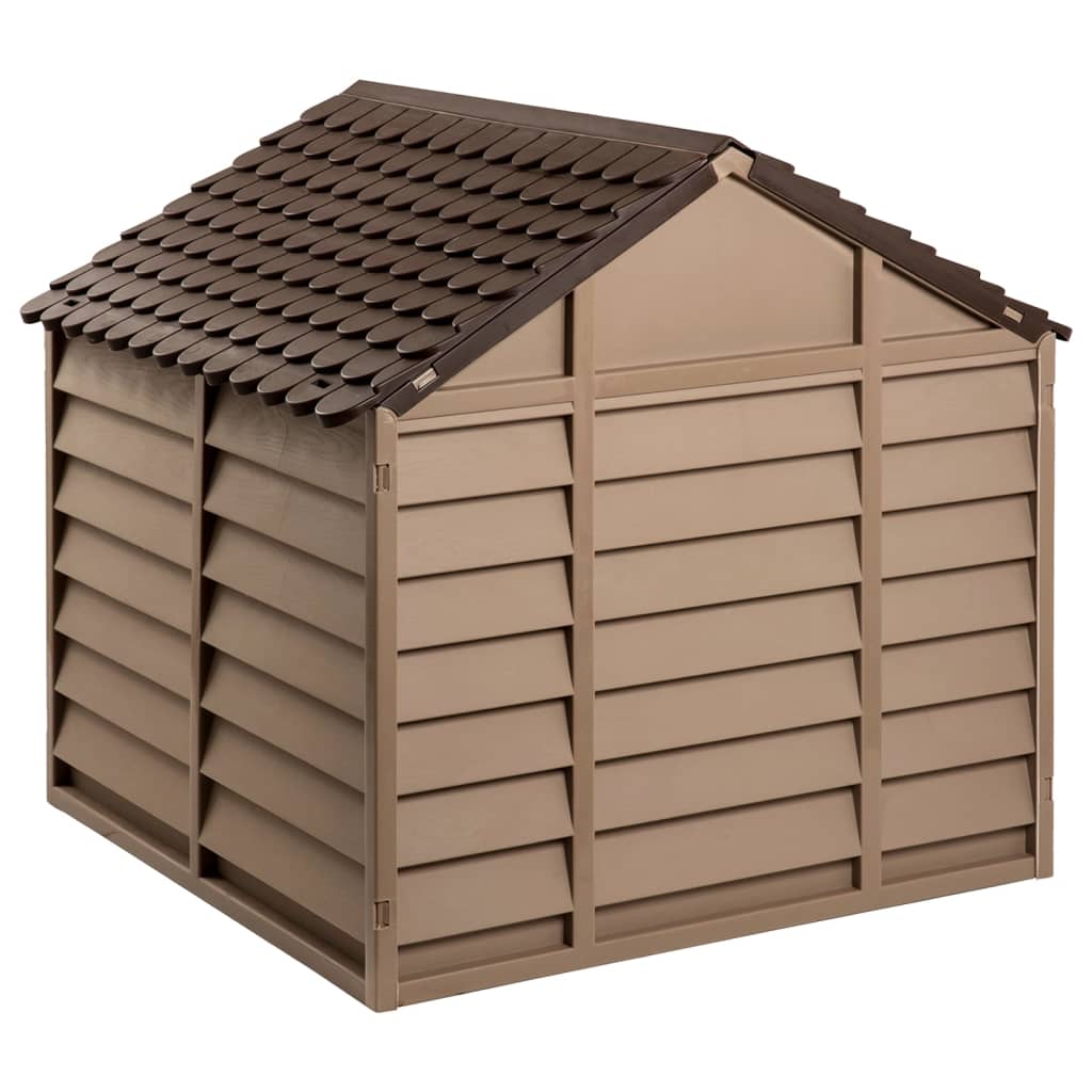 Dog House Brown Polypropylene