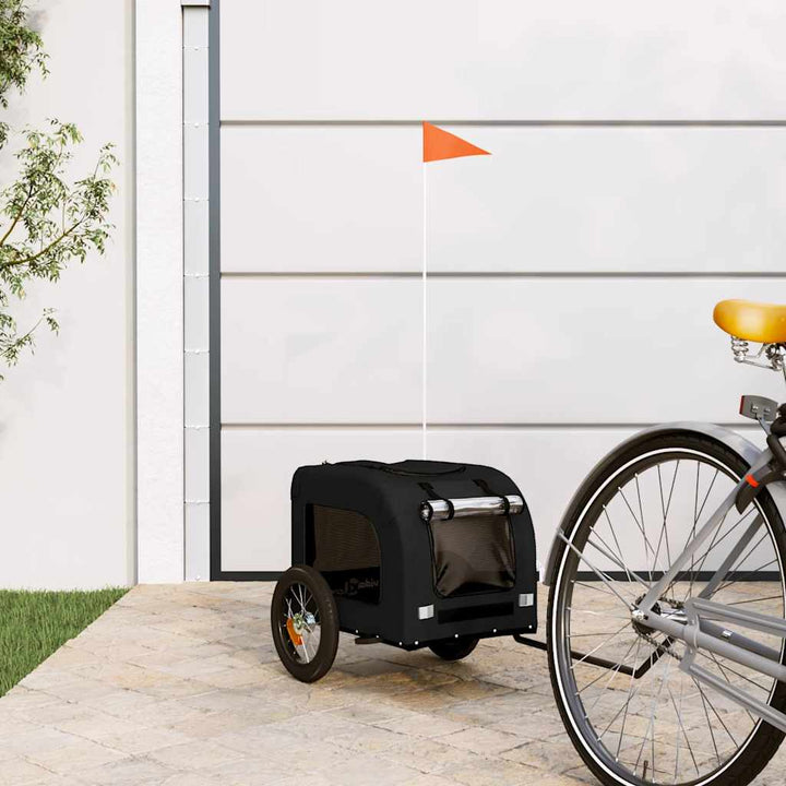 Pet Bike Trailer And Grey Oxford Fabric And Iron