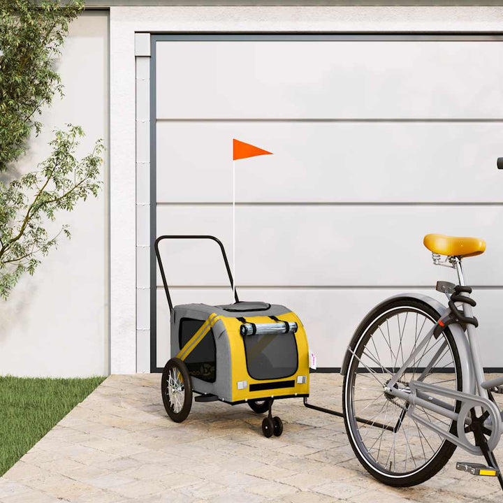Pet Bike Trailer And Black Oxford Fabric&Iron