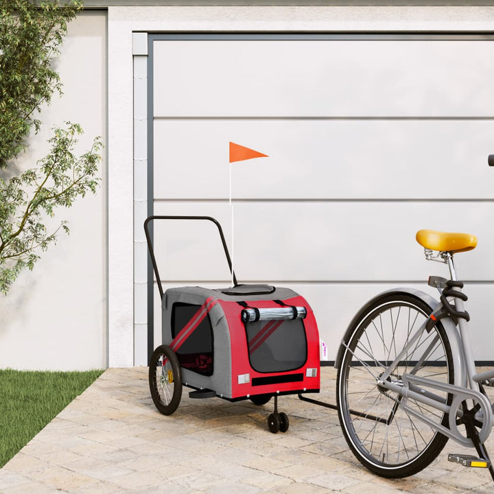 Pet Bike Trailer And Black Oxford Fabric&Iron