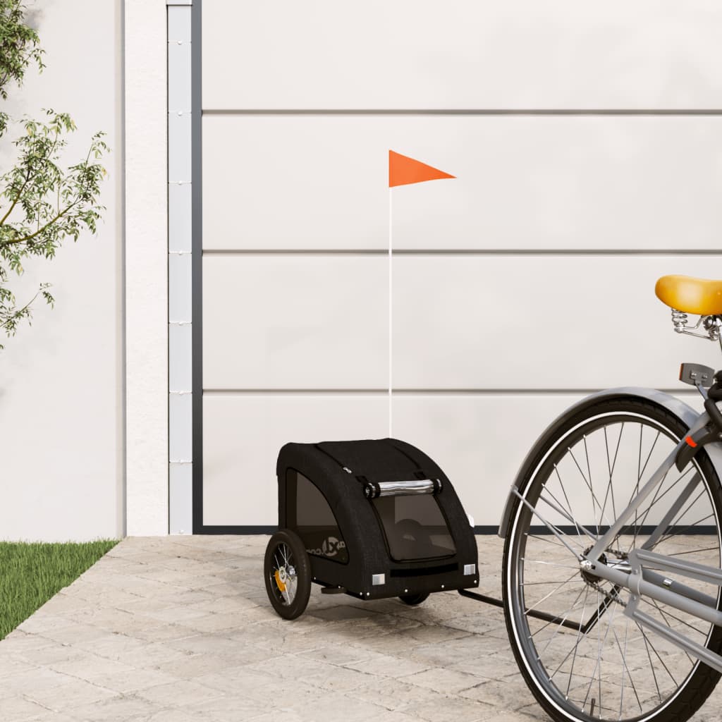 Pet Bike Trailer Oxford Fabric And Iron