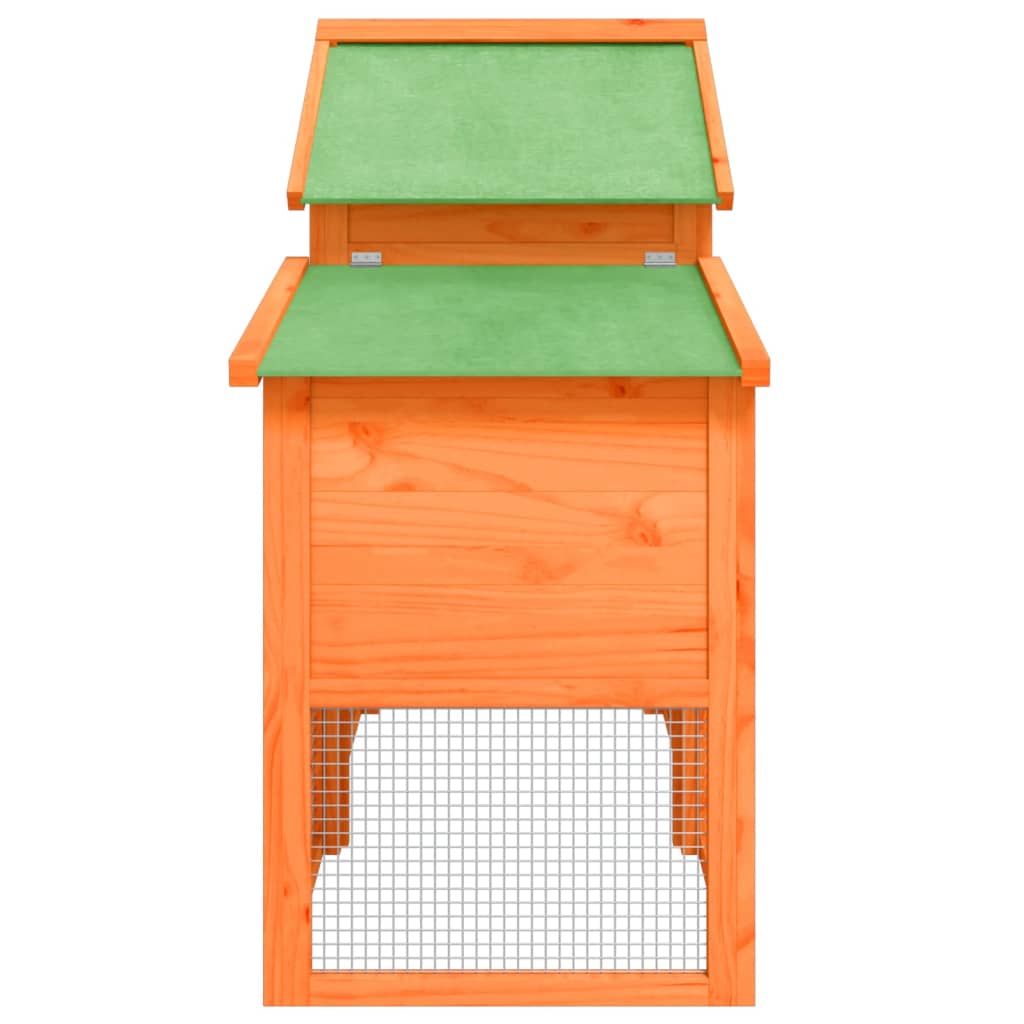 Chicken Coop 186.5X58.5X113 Cm Solid Wood Pine