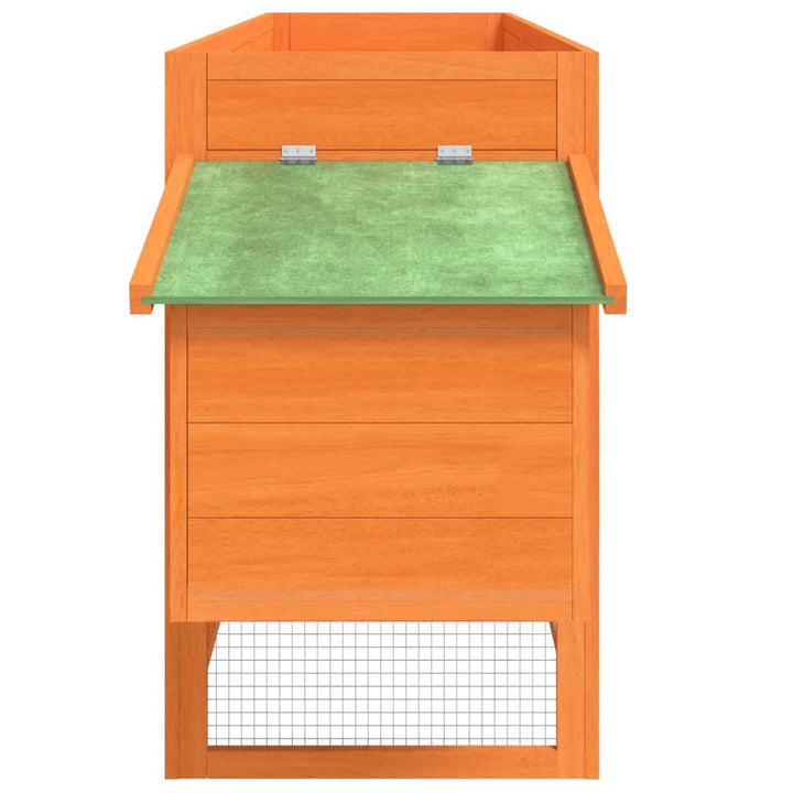 Chicken Coop 204X50X84 Cm Solid Wood Pine