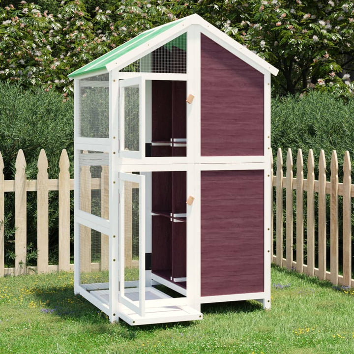 Bird House 97X81X152 Cm Solid Wood Pine