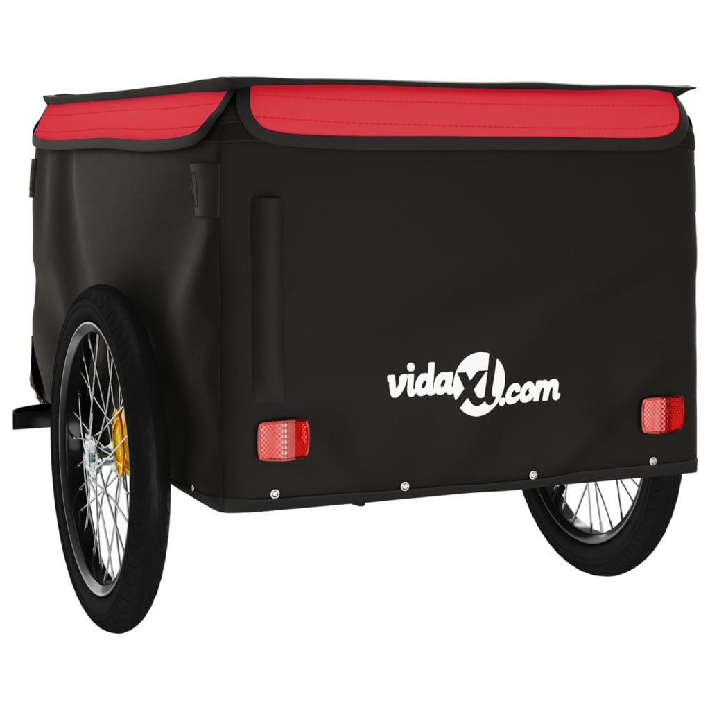 Bike Trailer Black And 45 Kg Iron