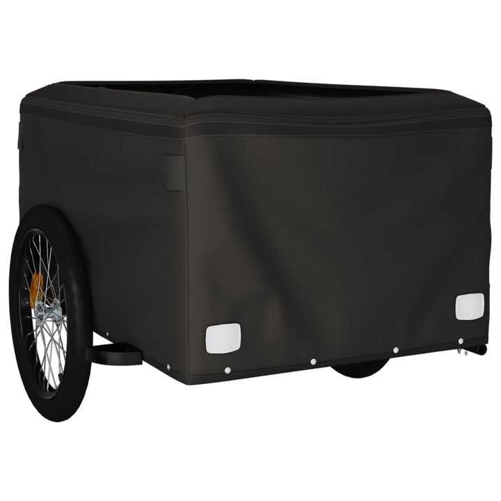 Bike Trailer Black And 45 Kg Iron
