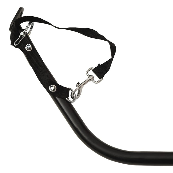 Bike Trailer Black And 45 Kg Iron