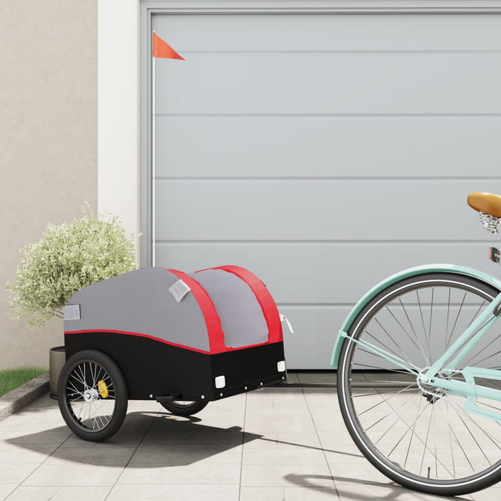 Bike Trailer Black And 45 Kg Iron