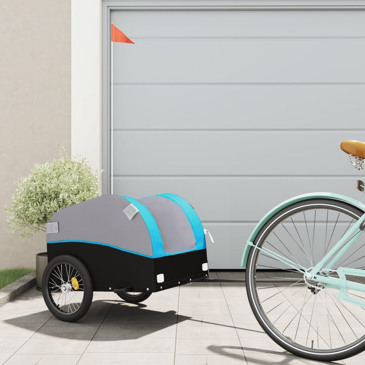 Bike Trailer Black And 45 Kg Iron