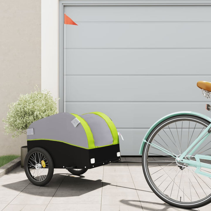 Bike Trailer Black And 45 Kg Iron