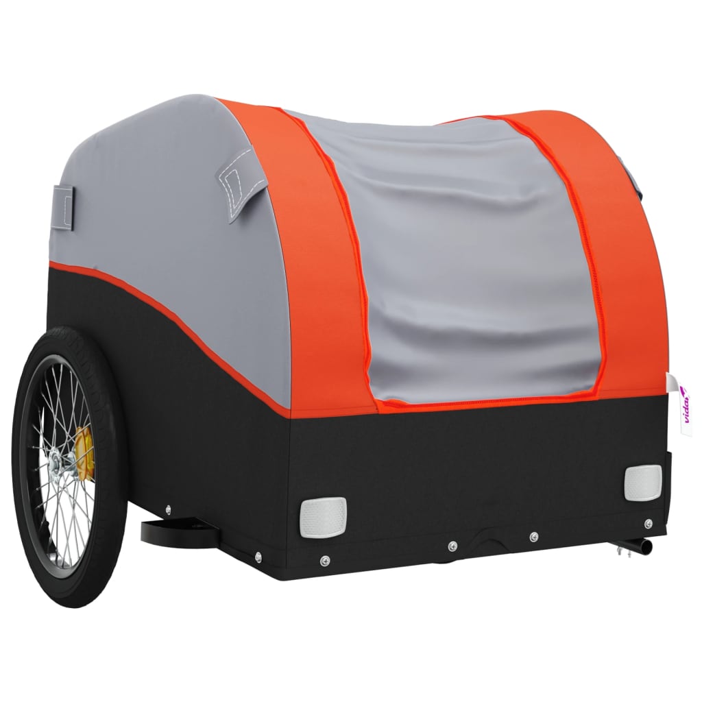 Bike Trailer Black And 45 Kg Iron