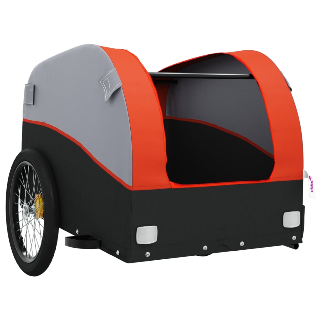 Bike Trailer Black And 45 Kg Iron