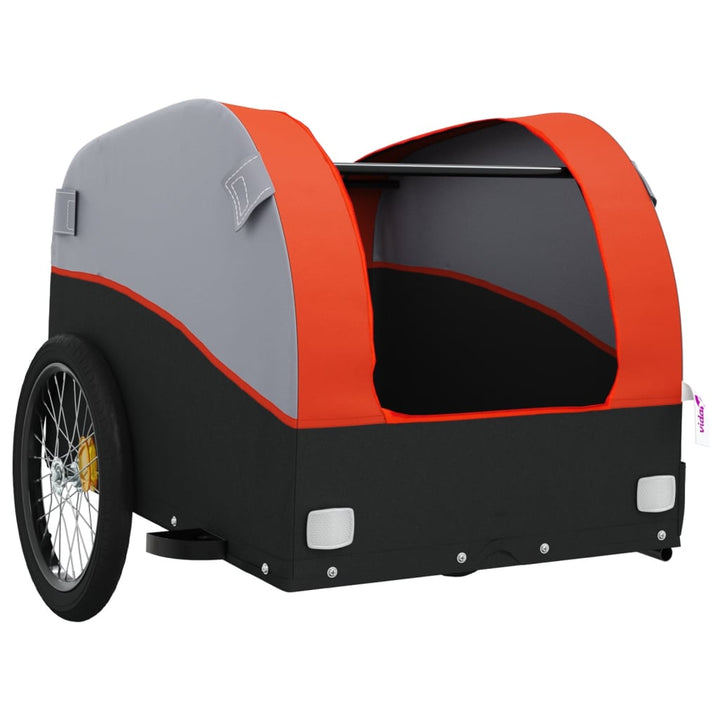 Bike Trailer Black And 45 Kg Iron