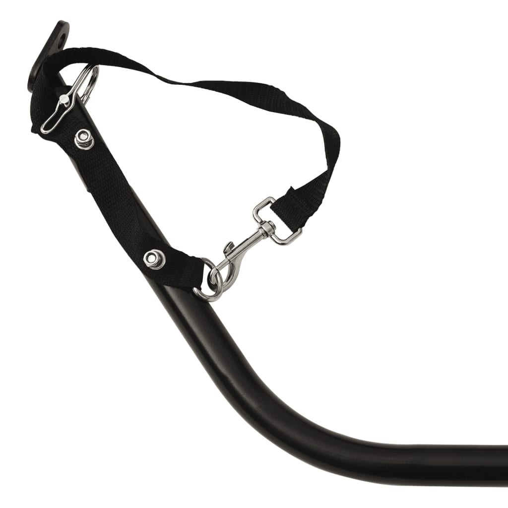 Bike Trailer Black And 45 Kg Iron