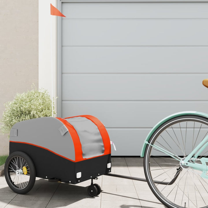 Bike Trailer Black And 45 Kg Iron