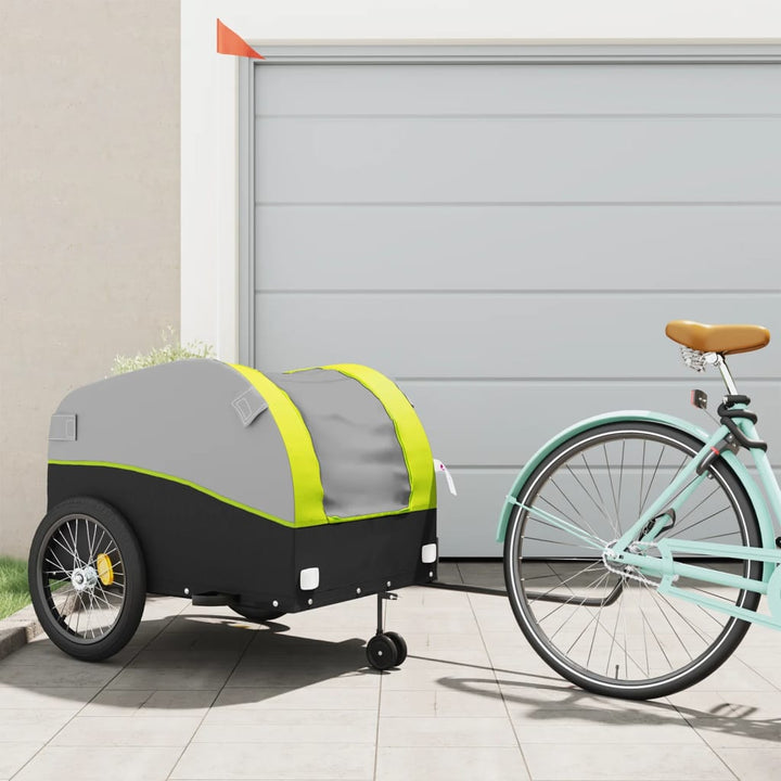 Bike Trailer Black And 45 Kg Iron
