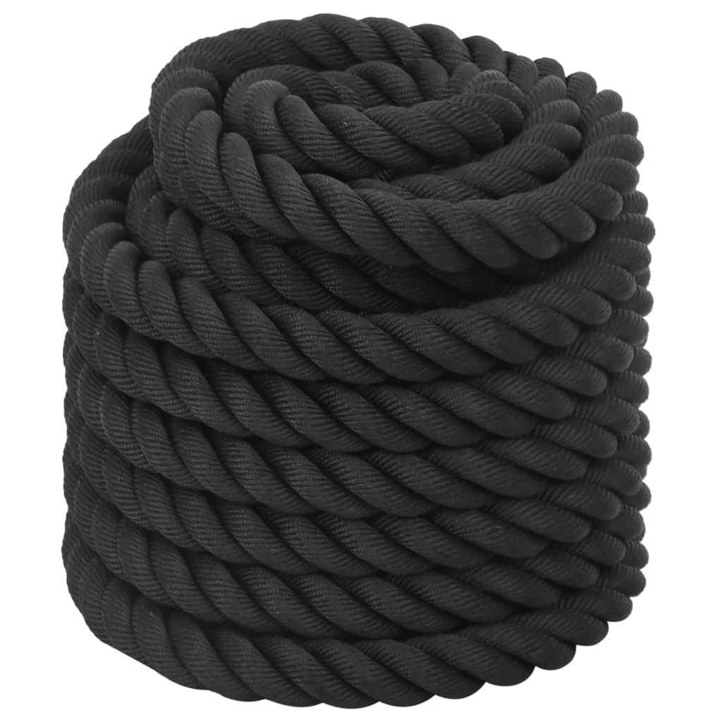 Battle Rope Black 11 Kg Polyester