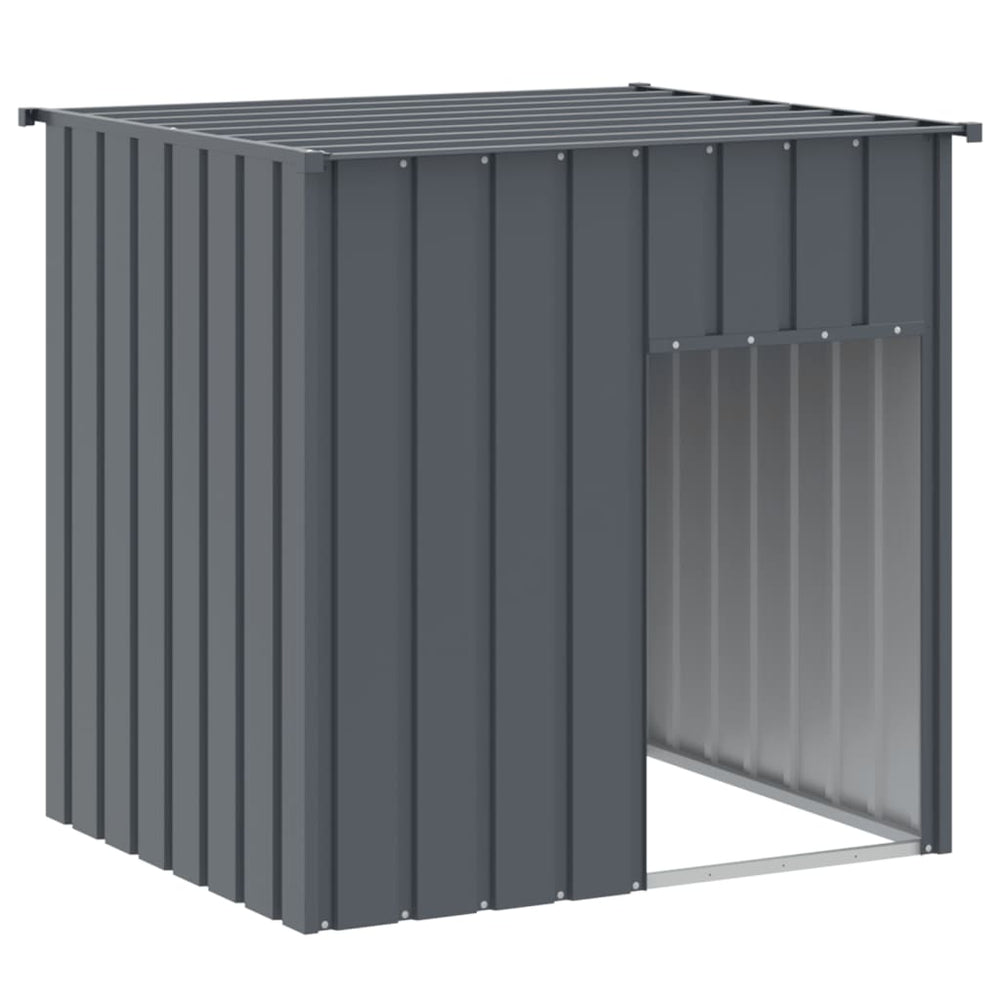 Dog House With Roof 110X103X109 Cm Galvanised Steel