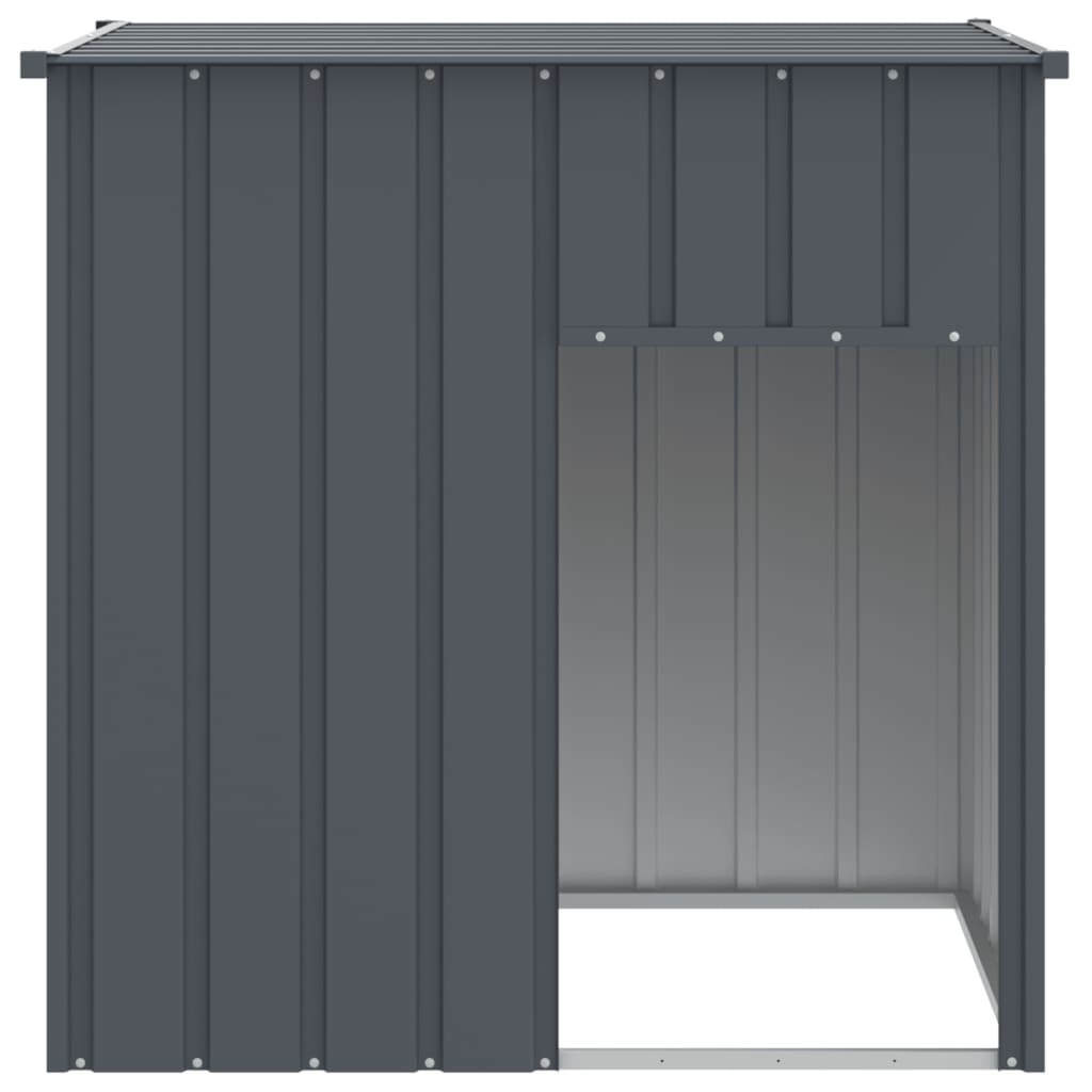 Dog House With Roof 110X103X109 Cm Galvanised Steel