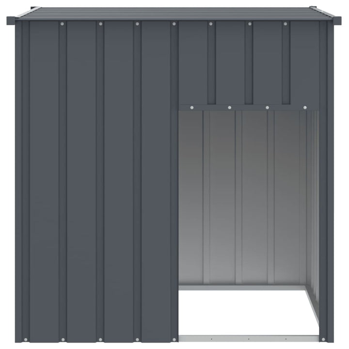 Dog House With Roof 110X103X109 Cm Galvanised Steel
