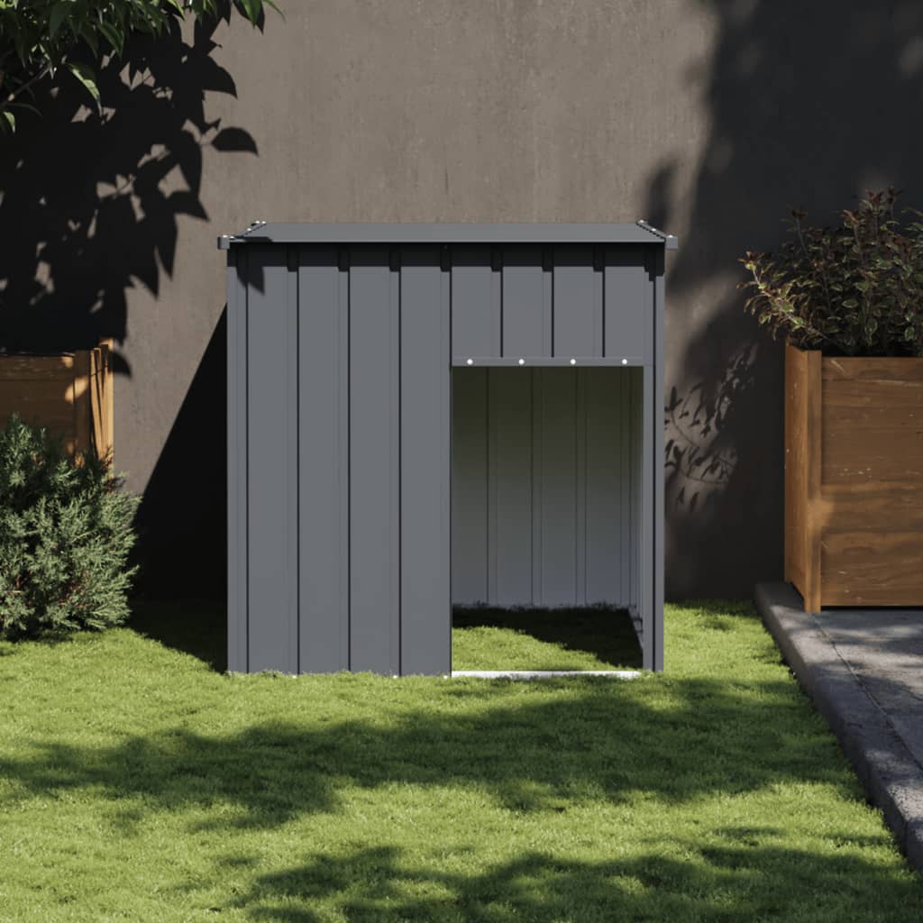 Dog House With Roof 110X103X109 Cm Galvanised Steel
