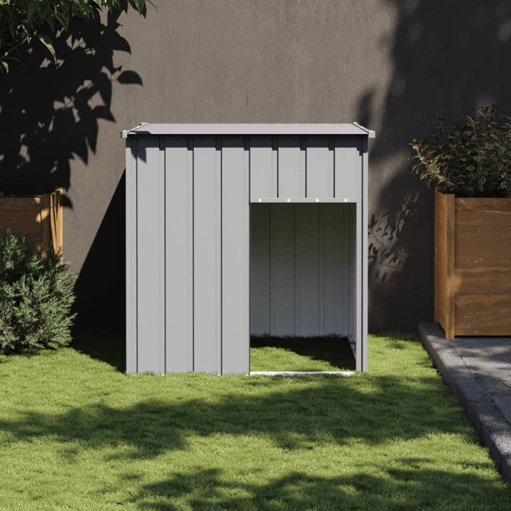 Dog House With Roof 110X103X109 Cm Galvanised Steel