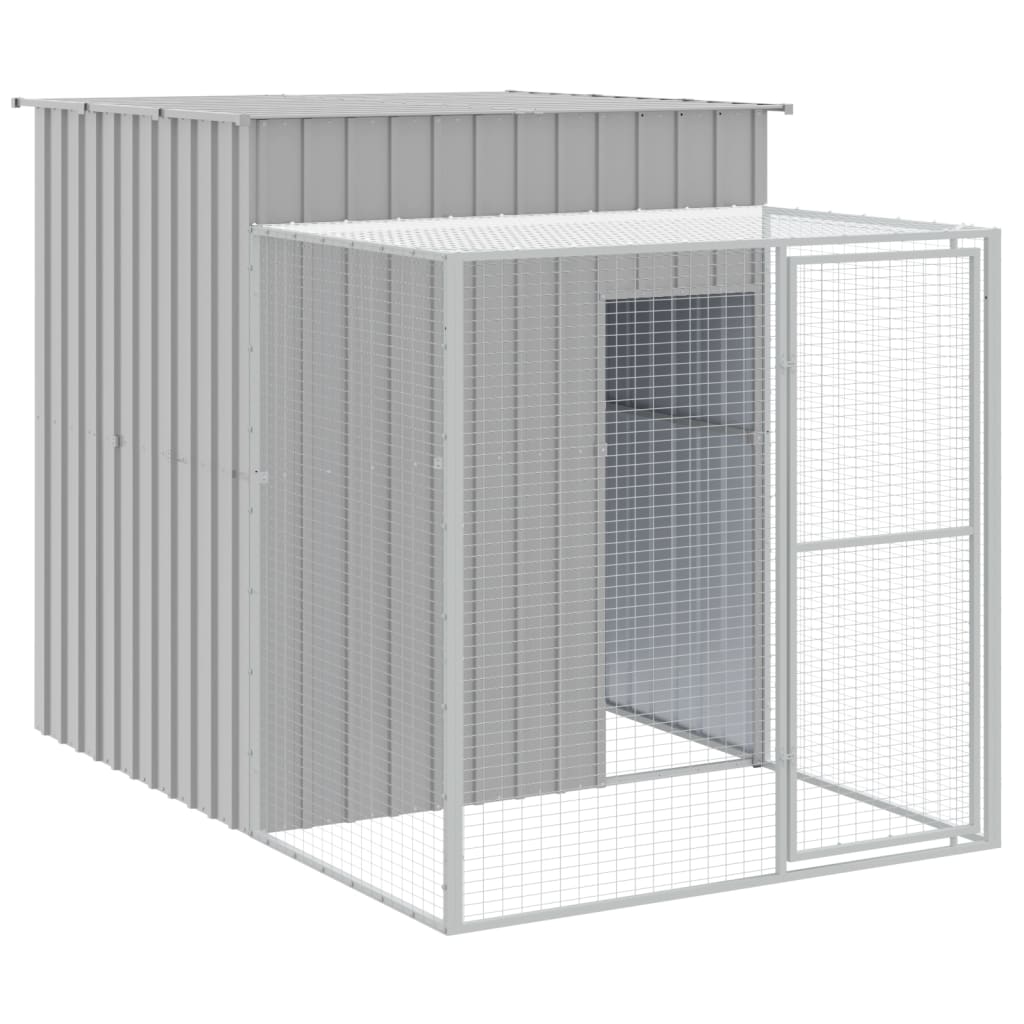 Chicken Cage With Run Galvanised Steel