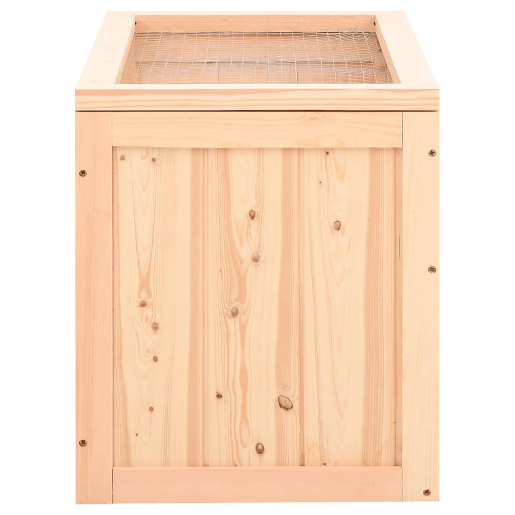 Hamster Cage 60X35.5X42 Cm Solid Wood Fir